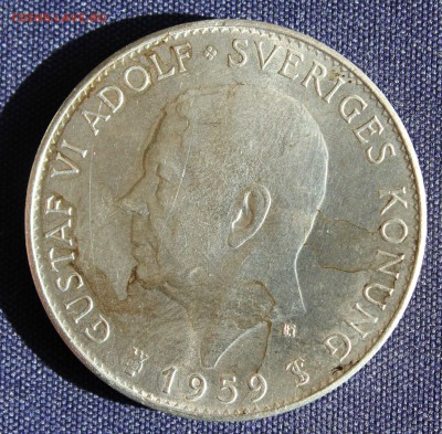 С 1 руб. ШВЕЦИЯ 5 крон 1959г.150 лет КОНСТИТУЦИИ до 29.08 - IMG_3013.JPG