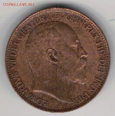 Великобритания фартинг 1902 до 29.08.16 в 22.00мск (Г353) - 4-вел02