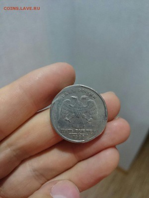 5 рублей 1998 Брак или механика? - 3V0_bF2EmyI