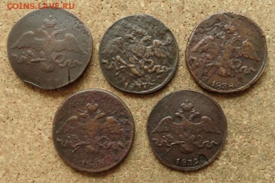 Двушки Масоны 1837-1839 СМ 5 шт До 29.08.2016 22-00 по Москв - 1