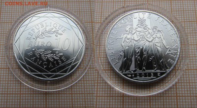 Франция 10 евро 2013 Геркулес и Музы. Серебро - 24в