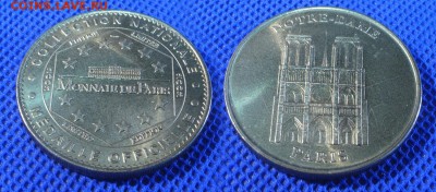 Жетон "Medaille officielle - Monnale de Paris. Notre-Dame - жетон