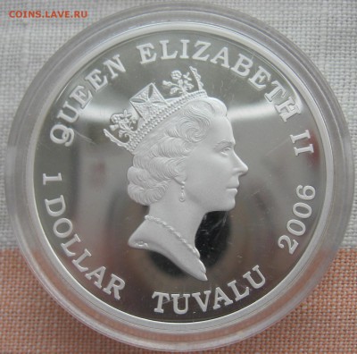 1 доллар тувалу 2006 г Елезавета и автомобиль - IMG_6025.JPG