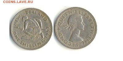 Шиллинг 1957г. Новая Зеландия до 31.08.16 - шиллинг1957