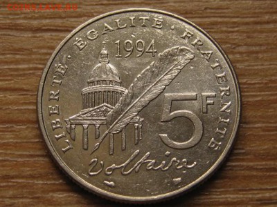 Франция 5 франков 1994 Вольтер до 27.08.16 в 21.00 М - IMG_6610.JPG