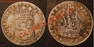 6 стиверов, Западная Фризия 1759 - WF