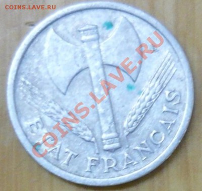 Франция 1 франк . 1942 г.До 5.12.10 г. 20-00 МСК. - 1 фр. 42.1