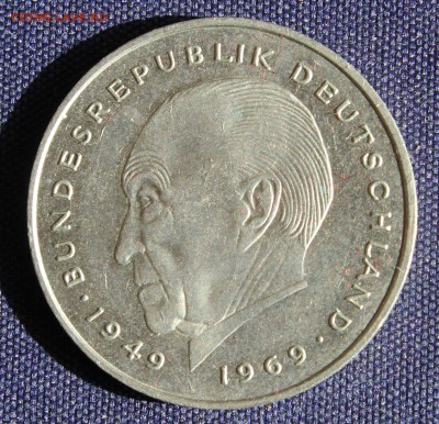 С 1 руб. ФРГ 2 марк 1977г. "G" КОНРАД АДЕНАУЭР до 1.09 - IMG_2938.JPG