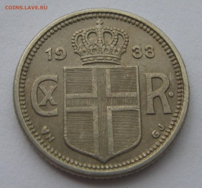 НОВЕГИЯ 25 эре 1923. ИСЛАНДИЯ 10 аурар 1933. НЕЧАСТЫЕ. - 055.JPG