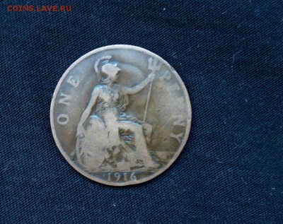 1 пенни 1916,Великобритании,до 29.08. - X1B8rRSEmZs