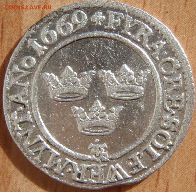 Швеция 4 эре 1673 - дэашв 009.JPG