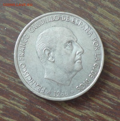 ИСПАНИЯ - 100 песет диктатор ФРАНКО 1966 до 2.09, 22.00 - Испания 100 п Франко_1