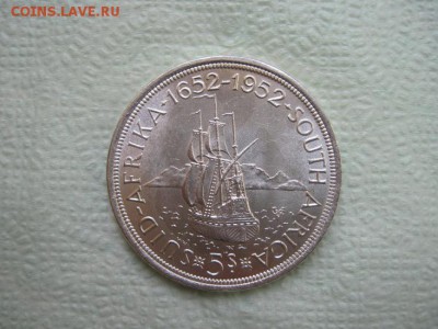 5 шиллингов Юж. Африка 1952 г. 28,28 гр.  до 29.08.16 - IMG_4246.JPG