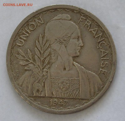 Фр. Индокитай  1 Пиастр 1947(29.08) - P1018492.JPG