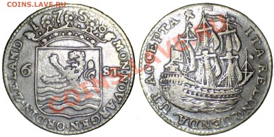 6 стиверов, Западная Фризия 1759 - ZL
