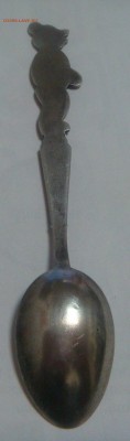 Ложка чайная детская "Мишка",916 пр.,эмаль, Таллин - DSC04917.JPG