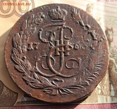 5 копеек 1763 год ,перечекан,до 02.09.16 г,в 22 .00 по МСК - imageY2K1SH8M