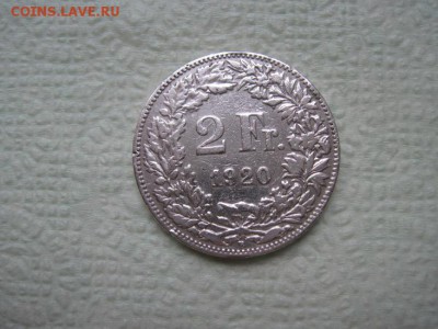 2 франка Швейцария 1920 до 30.08.16 - IMG_4288.JPG