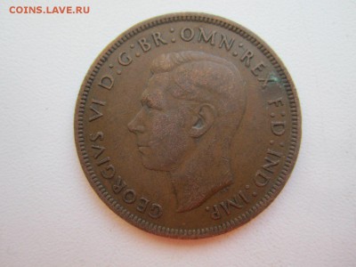 1 пенни Великобритания 1945 год - Om3FVq305dk