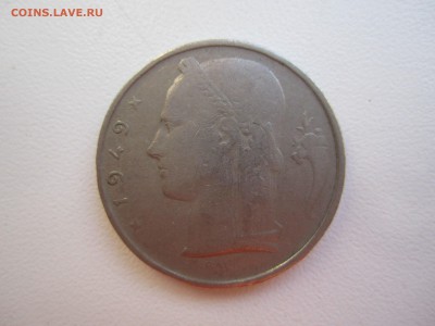 5 франков Бельгия 1949 год - KC0R-D_uLxg
