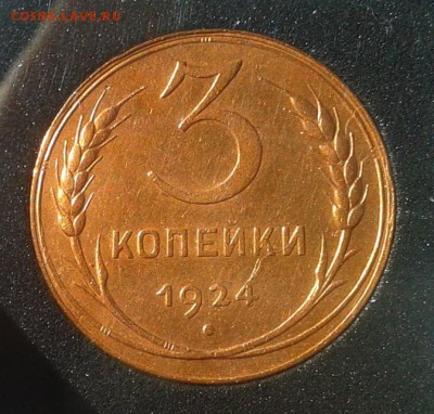 3 копейки 1924г мытая - Фото-0317