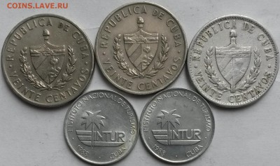 Куба. 5 монет 1962-1988г  Окон 1.09.16 в 21.00мск - куб2