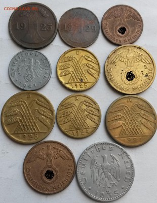 Рейх. 11 монет 1923-1941г  Окон 1.09.16 в 21.00мск - 4