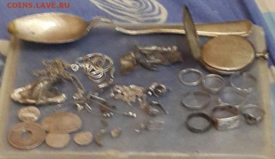 Серебро. Кольца, цепи, ложка...137 грамм. До 2.09.2016 в 22. - 20160828_190834-1