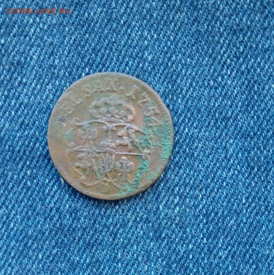 Медный грош 1754 Польша,до 4.09. - s9fNIRYFHe0