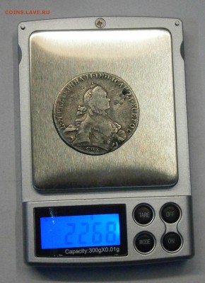 Рубль 1764 СПБ СА. На подлинность и оценку. - P8310012.JPG