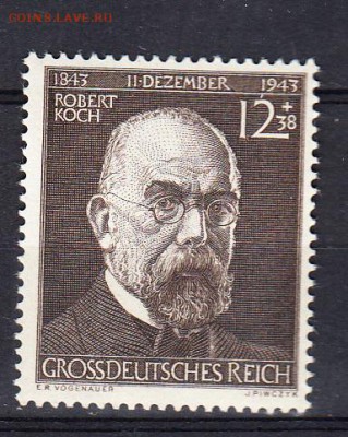 Германия 3-й Рейх  1943 Р Кох - 166