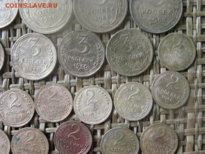 2, 3 и 5 копеек, 20 шт. 1928-1957г. Без повтора. До 5.09.16г - 5.09 025.JPG