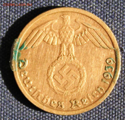 С 1 руб. III-й РЕЙХ 1 пфенниг 1939г."А" БРОНЗА  до 5.09 в 22 - IMG_3009.JPG