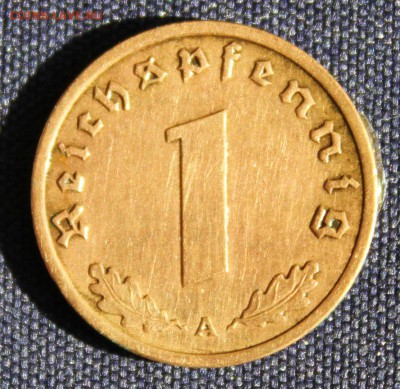 С 1 руб. III-й РЕЙХ 1 пфенниг 1939г."А" БРОНЗА  до 5.09 в 22 - IMG_3008.JPG