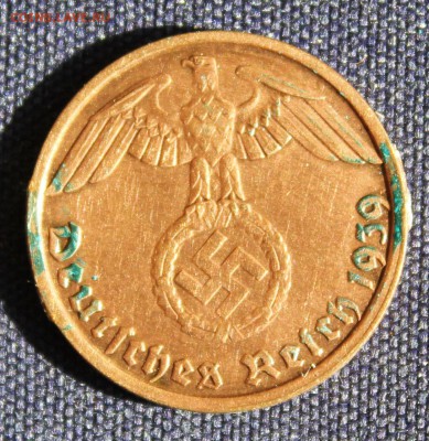 С 1 руб. III-й РЕЙХ 1 пфенниг 1939г."В" БРОНЗА  до 5.09 в 22 - IMG_3005.JPG