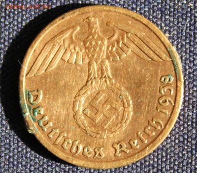 С 1 руб. III-й РЕЙХ 1 пфенниг 1938г."А" БРОНЗА  до 5.09 в 22 - IMG_3003.JPG
