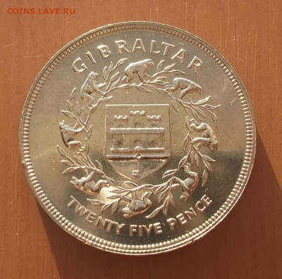 Гибралтар.25 Пенсов.1977.Обезьяны - DSCF1314.JPG