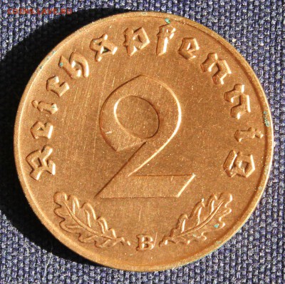С 1 руб.III-й РЕЙХ 2 пфеннига 1939г."В" БРОНЗА  до 5.09 в 22 - IMG_2996.JPG