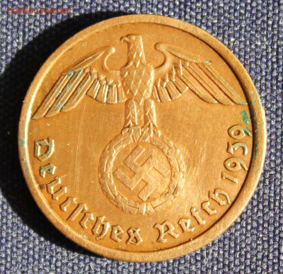 С 1 руб.III-й РЕЙХ 2 пфеннига 1939г."А" БРОНЗА  до 5.09 в 22 - IMG_2993.JPG