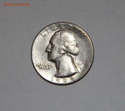 Liberty Quarter dollar 1984 (D) - IMG_3046.JPG