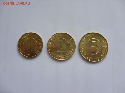 1-2-5 толаров Словения. 1998, 2004. aUNC. - 1-2-5 толара Словения - 1.JPG