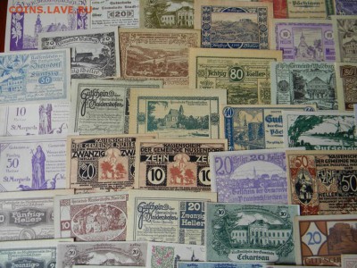 Коллекция стариннных Нотгельдов Австрии: 100 банкнот - DSCN5374.JPG