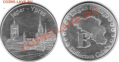 Иностранный жетон с надписью Collectors Coin? - Бельгия  монета (жетон)
