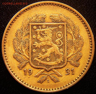 Финляндия_10 марок 1931; до 31.08_22.42мск - 12404