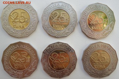 Хорватия. 25 кун. 1997-2013. Все 11 монет БИМ. До 5.09.16 - 4.JPG