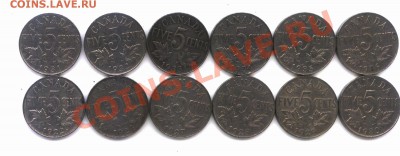 L46 Подборка 5¢ Канада 12 шт. 1920-1936 до 11.12 в 22°° - L46 5c Canada 12 pcs_1