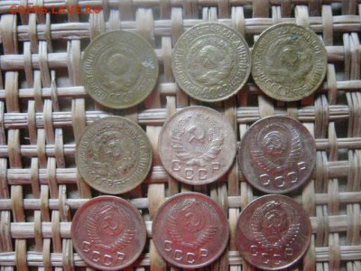 Копейки, 9 шт. 1926-1957г. Без повтора. До 8.09.2016г. - 8.09 006.JPG