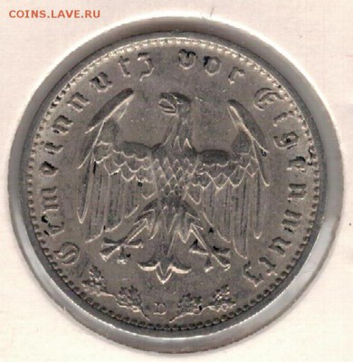 ГЕРМАНИЯ РЕЙХСМАРКА 1934D ДО 25.08.16 В 22.00МСК (Г399) - 4-г1мД