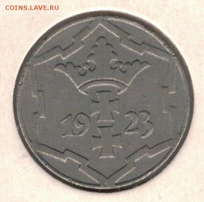 ДАНЦИГ 10 ПФЕННИГОВ 1923 ДО 08.09.16 В 22.00МСК (Г403) - 4-д10