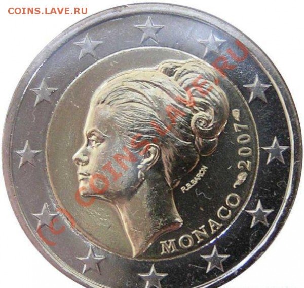 2 Euro Monaco "Grace Kelly" - gross
